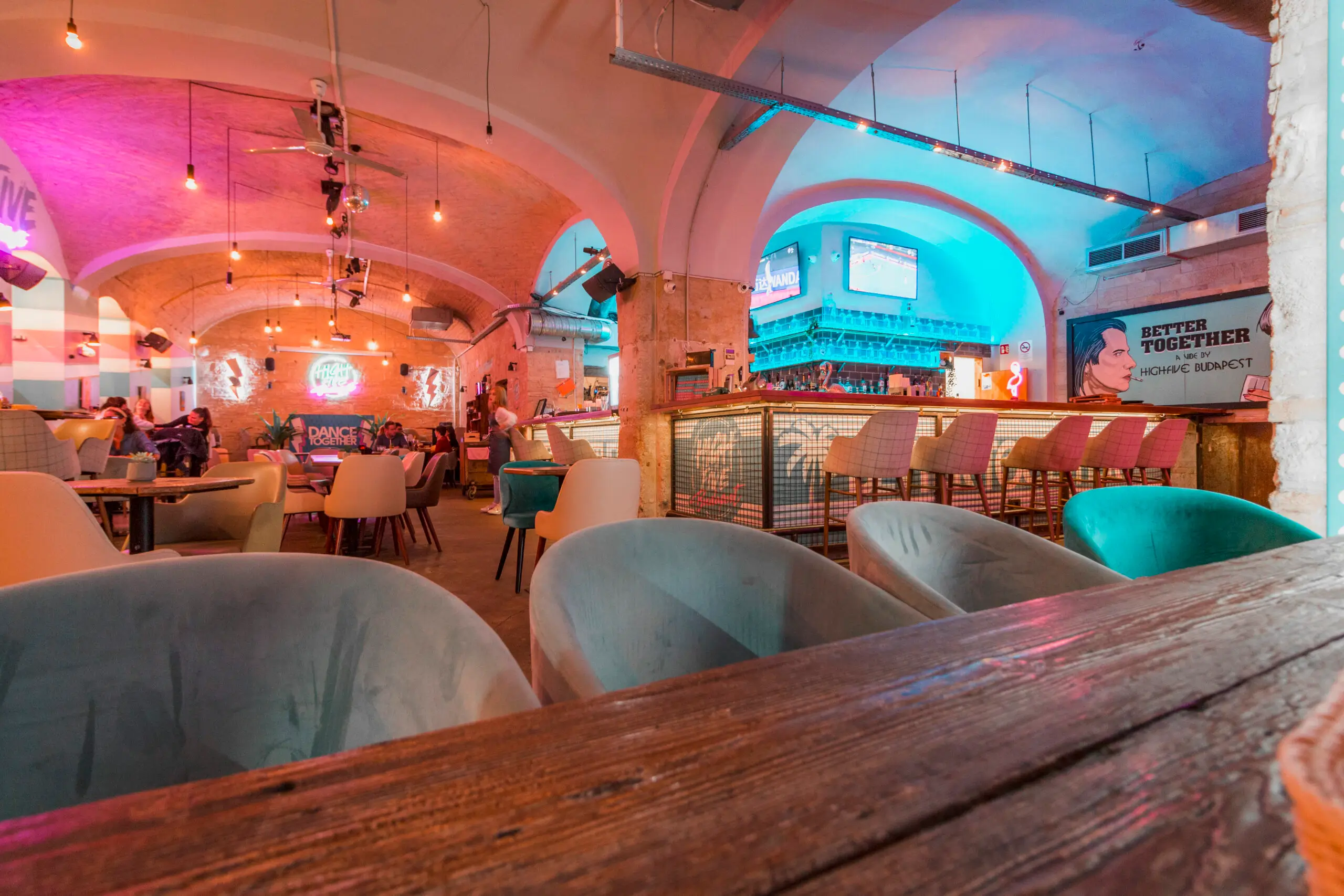 High Five Budapest rendezvényterem belső tér